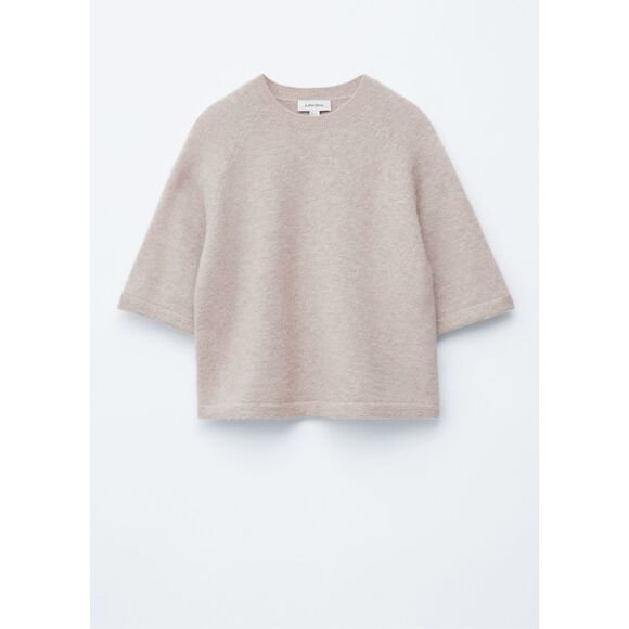 & Other Stories ALPACA BLEND KNITTED TOP size medium M Oatmeal Cream - Picture 3 of 12